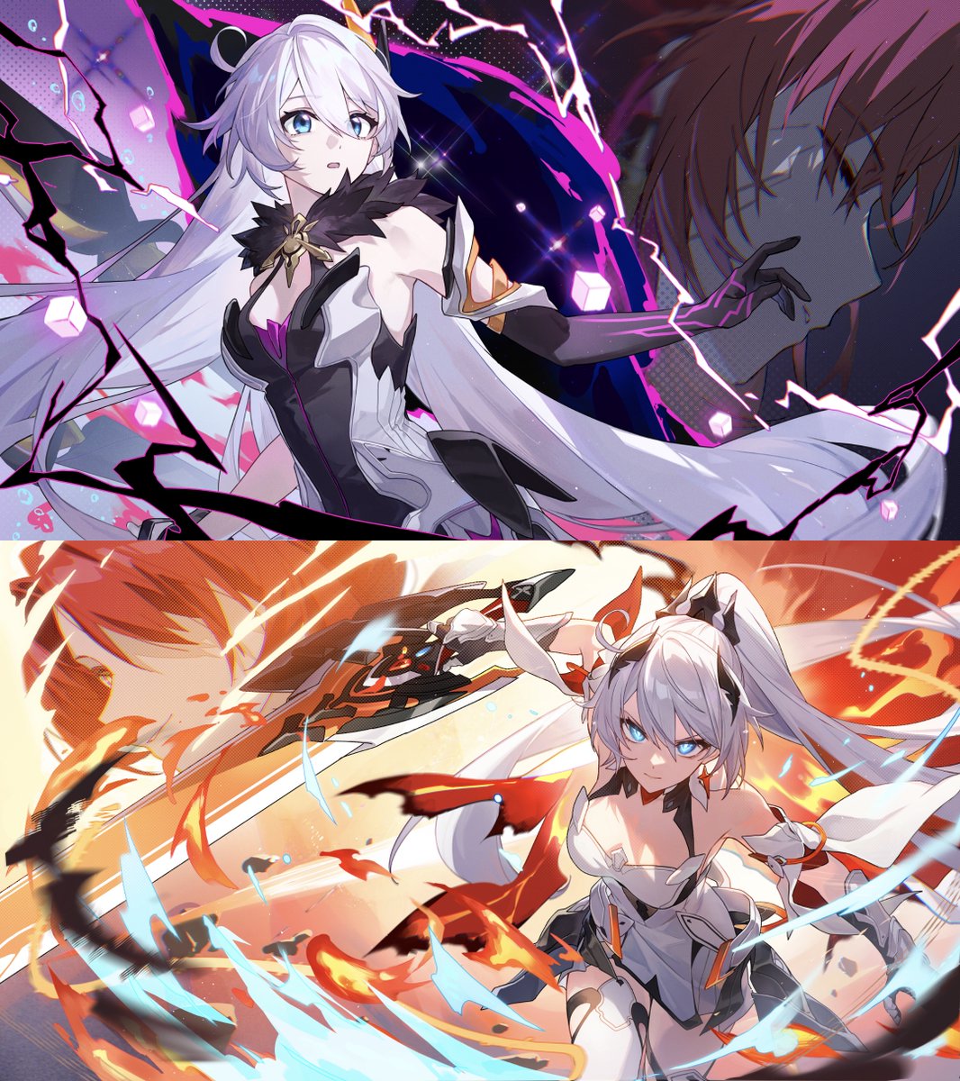 huajiuhuajiu's tweet photo. #honkaiimpact3  #kiana 时隔六年，我又画了… https://t.co/lANrDFrvtU