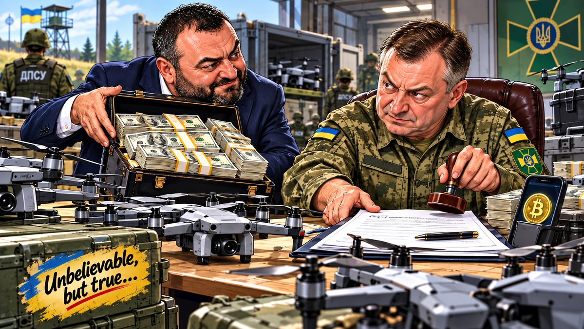 n_no_f_eu's tweet photo. "Favored" Vendor Lost Drone Tender, Winning Manufacturer Extorted for $1 Million in Acceptance Fee Scheme

A State Border Guard Service of Ukraine (#DPSU) official, Vitaliy #Shapran, and drone manufacturer Robert #Stepanyan face corruption and money laundering charges over an extortion scheme involving "#Kolibri" drone procurement, #Sheptun reports. Investigators allege that after a favored vendor failed to win a public tender, the conspirators attempted to shake down the winning bidder during product acceptance.

In August 2025, a #DPSU military unit tendered 270 drone systems. The conspirators' preferred vendor submitted an 825 million UAH bid. However, competitor #LLC Tekhavtofart Yuh won the contract with a lower bid of 760 million UAH, saving the state 65 million UAH. Prior to bidding, #Stepanyan reportedly urged the competitor's director not to undercut prices, claiming authorization from DPSU leadership.

Following their tender loss, the conspirators demanded a $1 million bribe to guarantee contract signing and trouble-free equipment acceptance. The kickback was to be split $700,000 for Stepanyan and $300,000 for DPSU officials. Rather than paying, the winning manufacturer reported the extortion to the National Anti-Corruption Bureau of Ukraine (#NABU), which covertly recorded subsequent negotiations held at Kyiv's Fenix restaurant.

Stepanyan holds a 25% stake in LLC Industrial Solutions and is linked to #LLC Yuvitek—a firm that secured ~2.5 billion UAH in contracts from the Defense Procurement Agency in 2025 alone.

NABU detectives uncovered cryptocurrency assets held by Shapran exceeding 400,000 USDT. Investigators allege 50,000 USDT (~2.1M UAH) constituted a direct bribe from Stepanyan, while over 350,000 USDT represented 15.4 million UAH laundered through crypto exchanges between January and April 2026. A Mercedes-Benz GLC 300 registered under Shapran's wife was also seized.

Initial notices of suspicion were served to Shapran and Stepanyan in May 2026, with the case expanding in September 2026 to include bribery and money laundering charges. Stepanyan’s family assets are estimated at ~310 million UAH against declared incomes of 4.6 million UAH, including real estate in the UAE and luxury vehicles.

Unbelievable, but true…

https://t.co/DBXK6t0vAK
