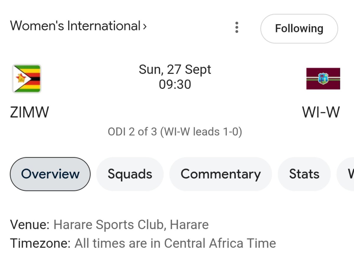 noxbhabha's tweet photo. Day 1 of reminding Harare! 🇿🇼🏏

The Lady Chevrons play at HSC on the 27th. Please, Harare, let’s show up and support our ladies! 🙌🏾❤️

Our Mayor in Byo attends the games — Harare Mayor, please encourage your people to come out and support our ladies!

The turnout at the last match was honestly embarrassing. We can do better. Let’s fill HSC! 🔥🇿🇼

@zimbabwewomen @FrankMawoza1 @JMafume @ZimCricketUnion
