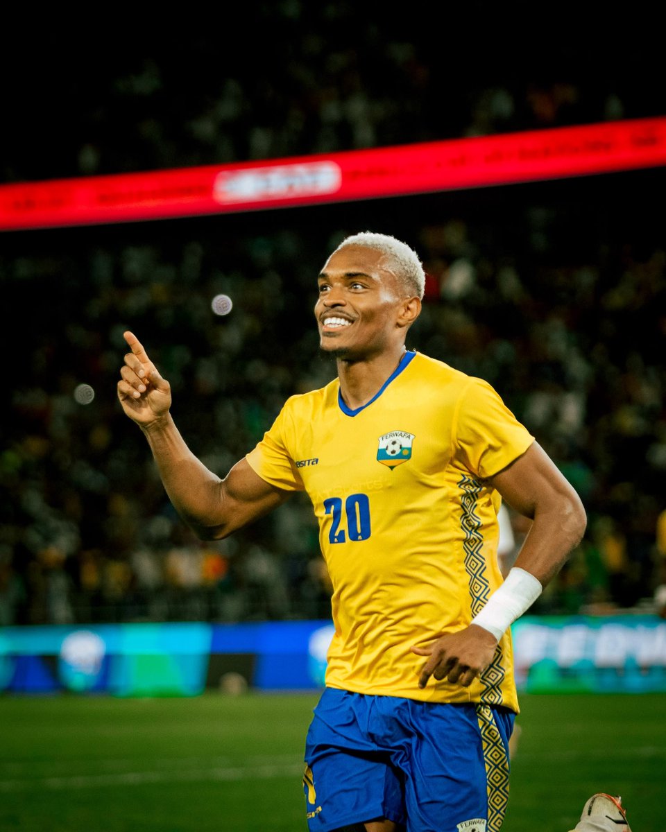 ndizeyejo1988's tweet photo. Ikipe y’Igihugu ‘Amavubi’ yatsinze Liberia, ibitego 3-1, mu mukino ubanza wo gushaka itike y’Igikombe cya Afurika cya 2027.

Ibitego byabonetse muri uyu mukino wabereye kuri Stade Amahoro, kuri uyu wa Gatanu, byatsinzwe na Biramahire Abeddy, Leroy-Jacques Mickels na https://t.co/yRW9xDLfFy