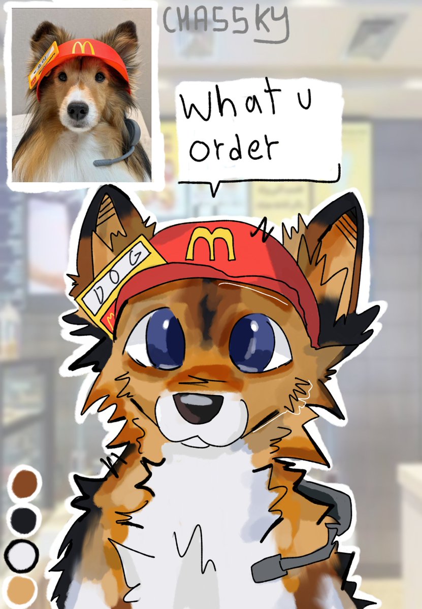 chasskyfox's tweet photo. the economy so bad look at my cashier bruh 😭 https://t.co/9hgaByU4fT