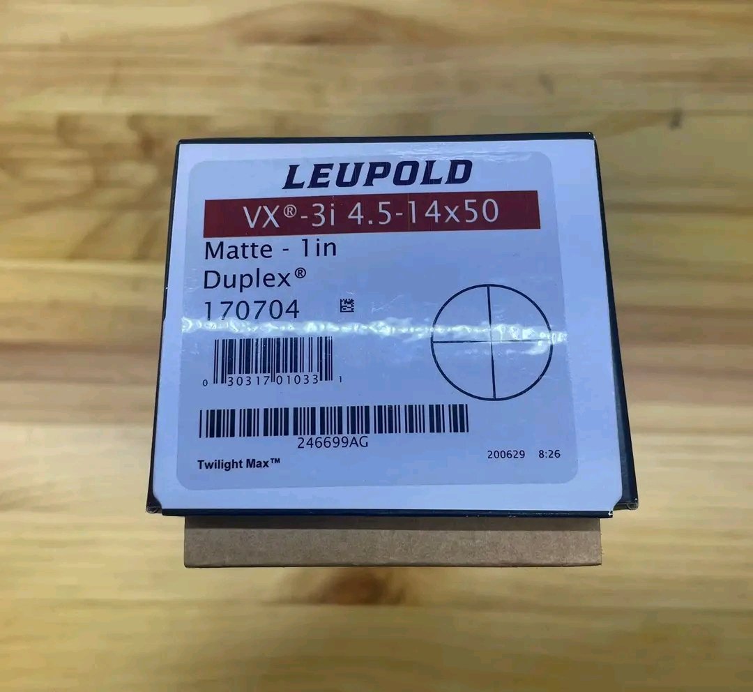 harkodenis390's tweet photo. Looking to sell this Leupold vx3i 4.5 14x50 matte 1in duplex, with magnetic flip covers in box. Good condition.
Asking $6️⃣2️⃣5️⃣ shipped
#deerseason #waterfowl #chasse #photography #jagd #outdoors #shooting #jakt #huntingdog #rifle #camping #caza #guns #bowhunter #hunters https://t.co/IFD0FoN0nf