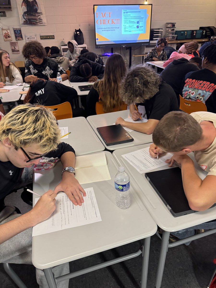amyeich_TRT's tweet photo. We put AI in the copilot seat for Ms. Bowman’s Beowulf unit.🛡️Using AI as a collaborator showed us how tech can refine student work while proving that human critical thinking still rules the hall. 🏰🤖@jennthomas75 @PrincipalBrandi @gochurchland https://t.co/FVgR562WVJ