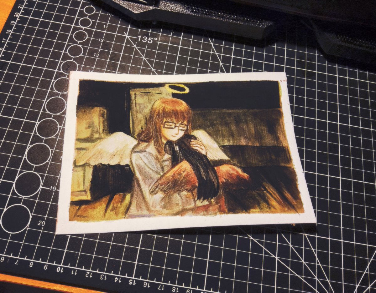lizardmusya's tweet photo. my watercolor skills make me want to kms https://t.co/6PXmGCbTrV