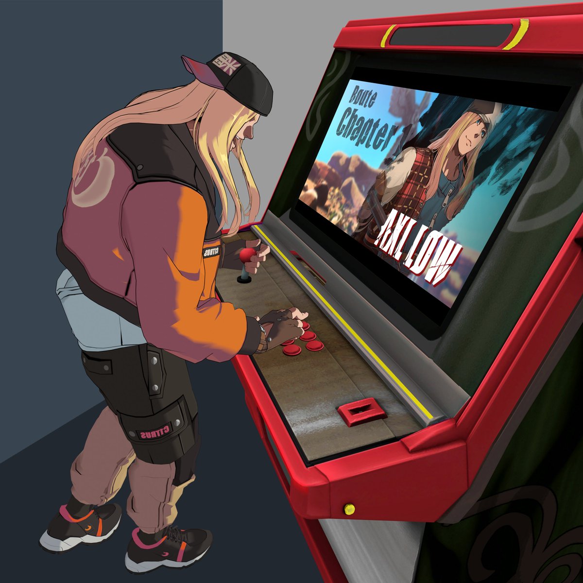 ILikeMGS2's tweet photo. Seeing as Axl came from the 90s, he would definitely rock a stick right? https://t.co/aBpuATAiY4