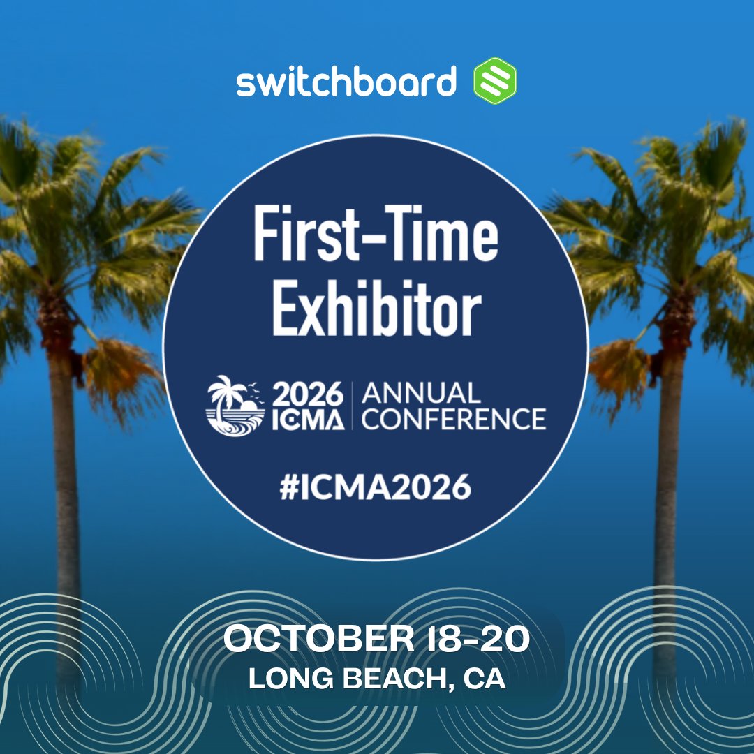 switchboardlive's tweet photo. We're heading to Long Beach! 🌴

Switchboard Live is exhibiting at the @ICMA Annual Conference, October 18–20.

We look forward to connecting with local government professionals and discussing how communities can use live video to keep residents informed, engaged, and connected.

If you'll be at #ICMA2026, come say hello!

#GovTech #LocalGovernment #PublicSector