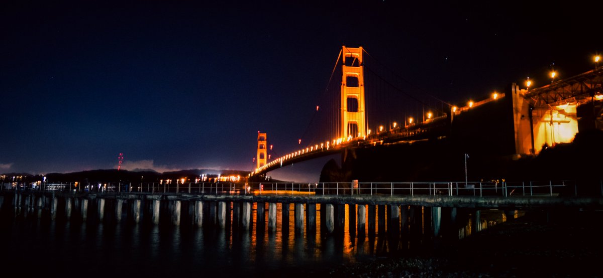 The_lever_'s tweet photo. Night time is the right time.....#sanfransico #goldengatebridge #shooter https://t.co/rhfPTQOR5n