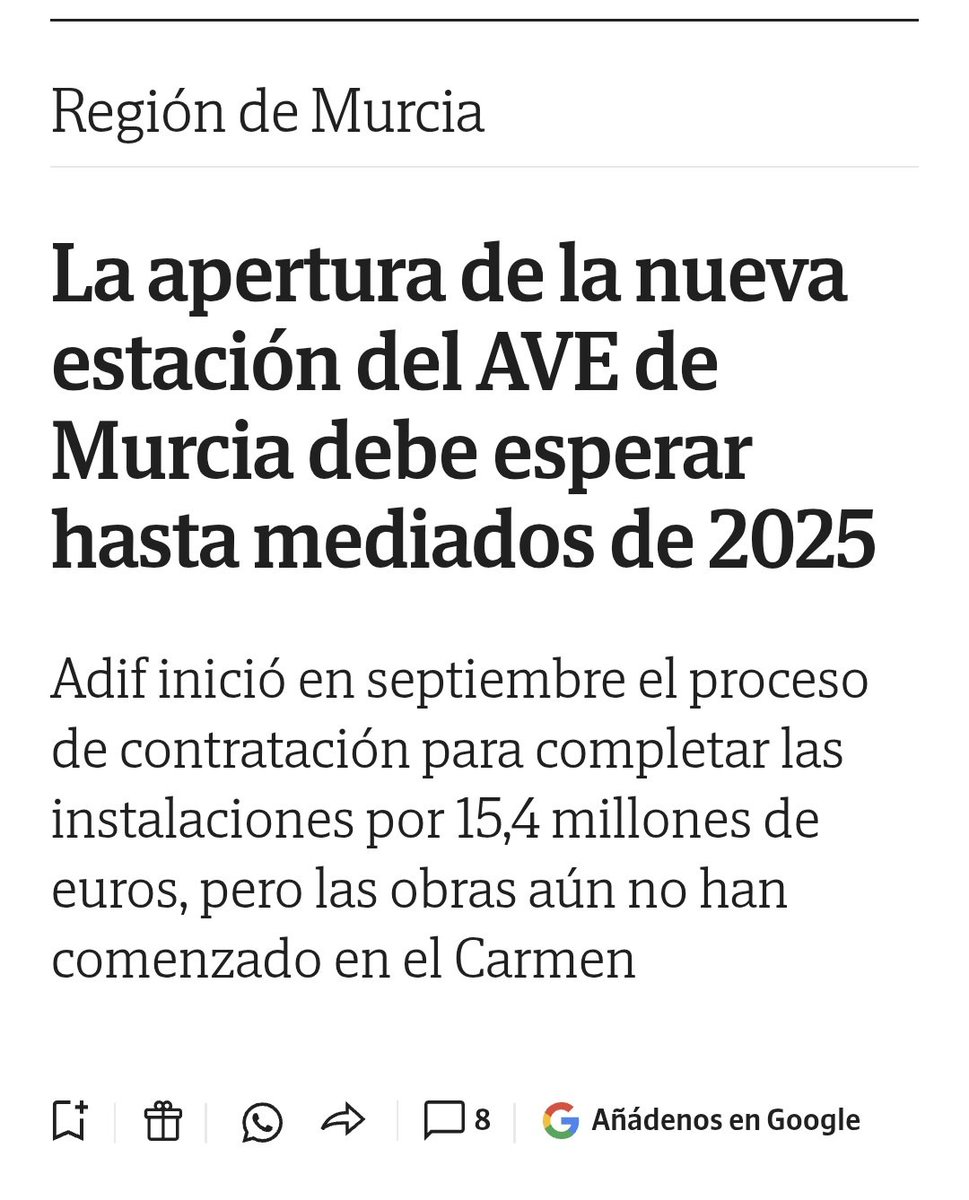 Aljnro's tweet photo. @murcianolomere1 @Lucassayala @SoterramientoMu Menos mal que se iba a abrir a mediados de 2025 🫠 https://t.co/ZatZLT6vJR