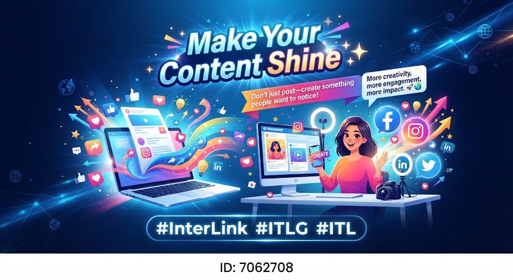 jacquesangaeu's tweet photo. Make Your Content Shine ✨
📢 Don’t just post—create something people want to notice!
More creativity, more engagement, more impact. 🚀🌍
#InterLink #ITLG #ITL https://t.co/SOxTfpLarN