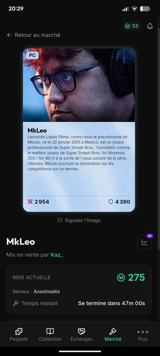 mrksimir's tweet photo. @AREtoiles enchère en cours chez moi, viens faire une offre https://t.co/ITfjwoJneR