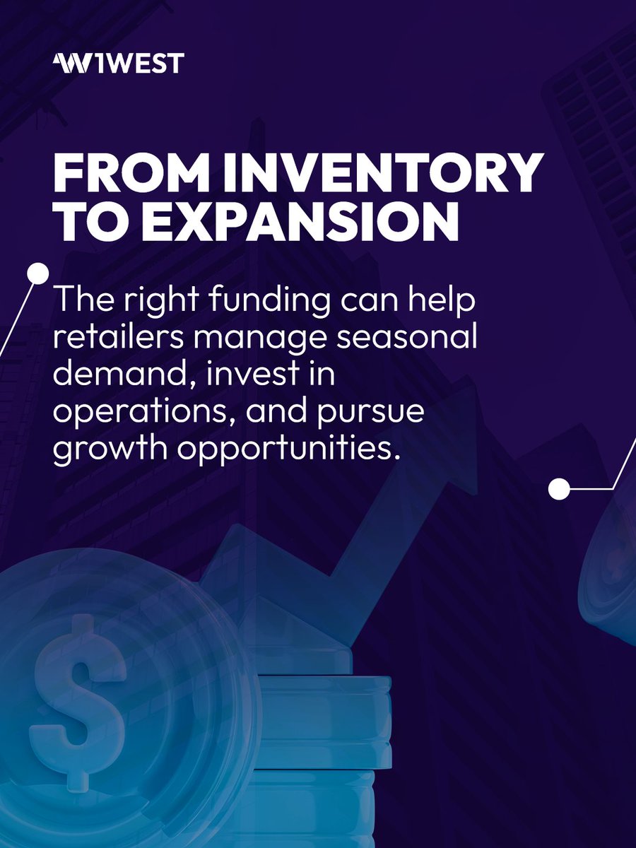 Finance1west's tweet photo. Retail businesses often need capital to keep inventory moving, manage seasonal demand, and invest in growth.

Having access to the right funding can give you more flexibility to act on opportunities without putting unnecessary pressure on cash flow.

Learn more about funding opportunities for retail businesses in our latest blog.

Read more: https://t.co/FKVidHQ5Yb