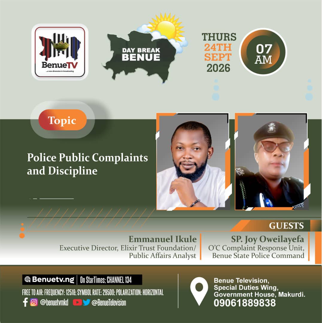 ElixirTF's tweet photo. Police Public Complaints and Discipline.

Are you aware of the Police Complaint Response Unit (CRU)? 

The unit responsible for receiving and handling cases of Police misconduct? 

@PoliceNG_CRU @Emmyopps @UNODC_Nigeria @Int_IDEA 
#Policereforms #CRU #Civicspace https://t.co/iFOvJqHIhZ