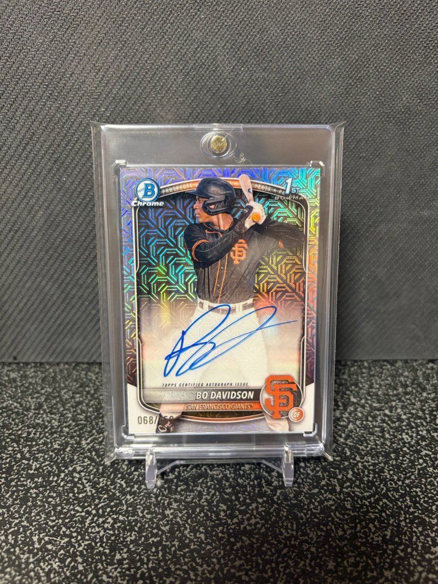 Memosn8g's tweet photo. San Francisco Giants

Topps Bowman
BO DAVIDSON 
1st bowman auto /150

Topps Bowman
BO DAVIDSON
1st bowman 直筆サイン 150枚限定 https://t.co/uBz3zVhpWm
