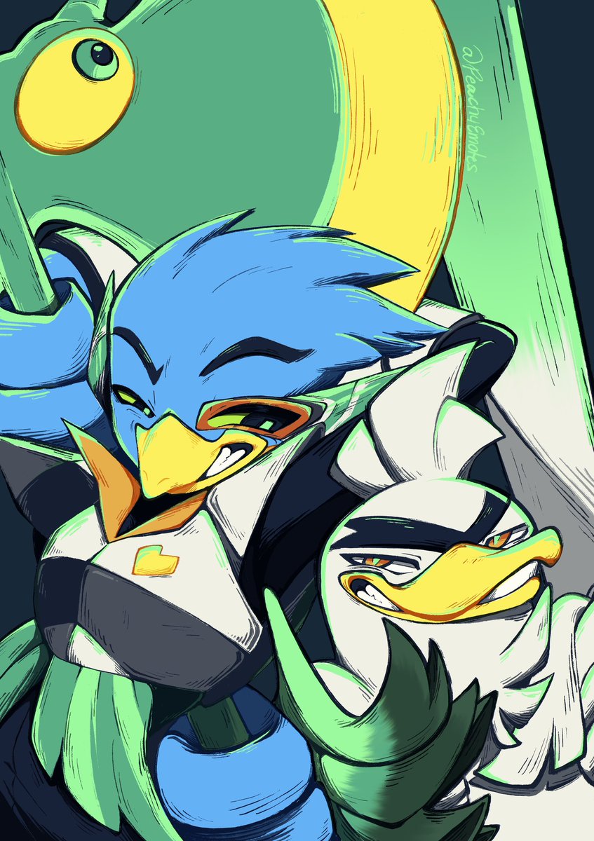 PeachyEmotes's tweet photo. What if Berdly Deltarune had a pokemon companion? https://t.co/KRRU6jHiQ8
