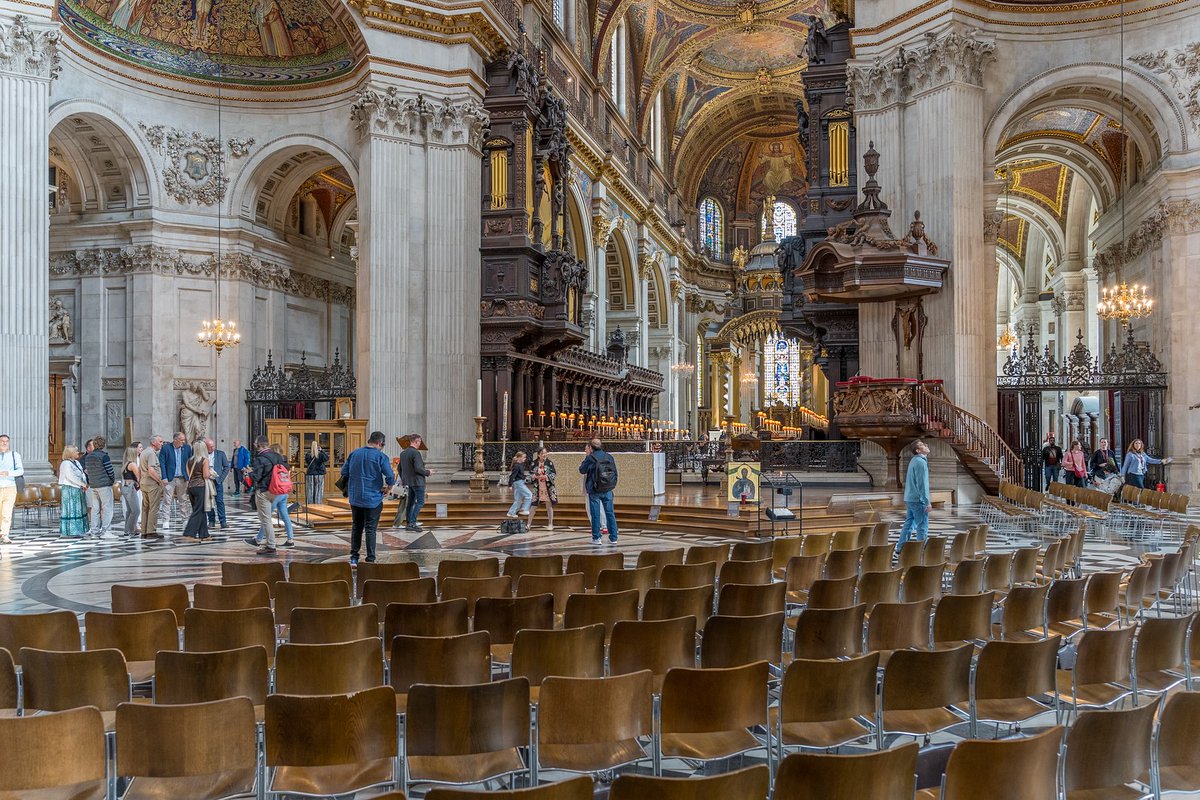 MickieBert062e's tweet photo. Inside St Paul’s Cathedral in London—what a breathtakingly beautiful place! https://t.co/i1YdGLFkU5