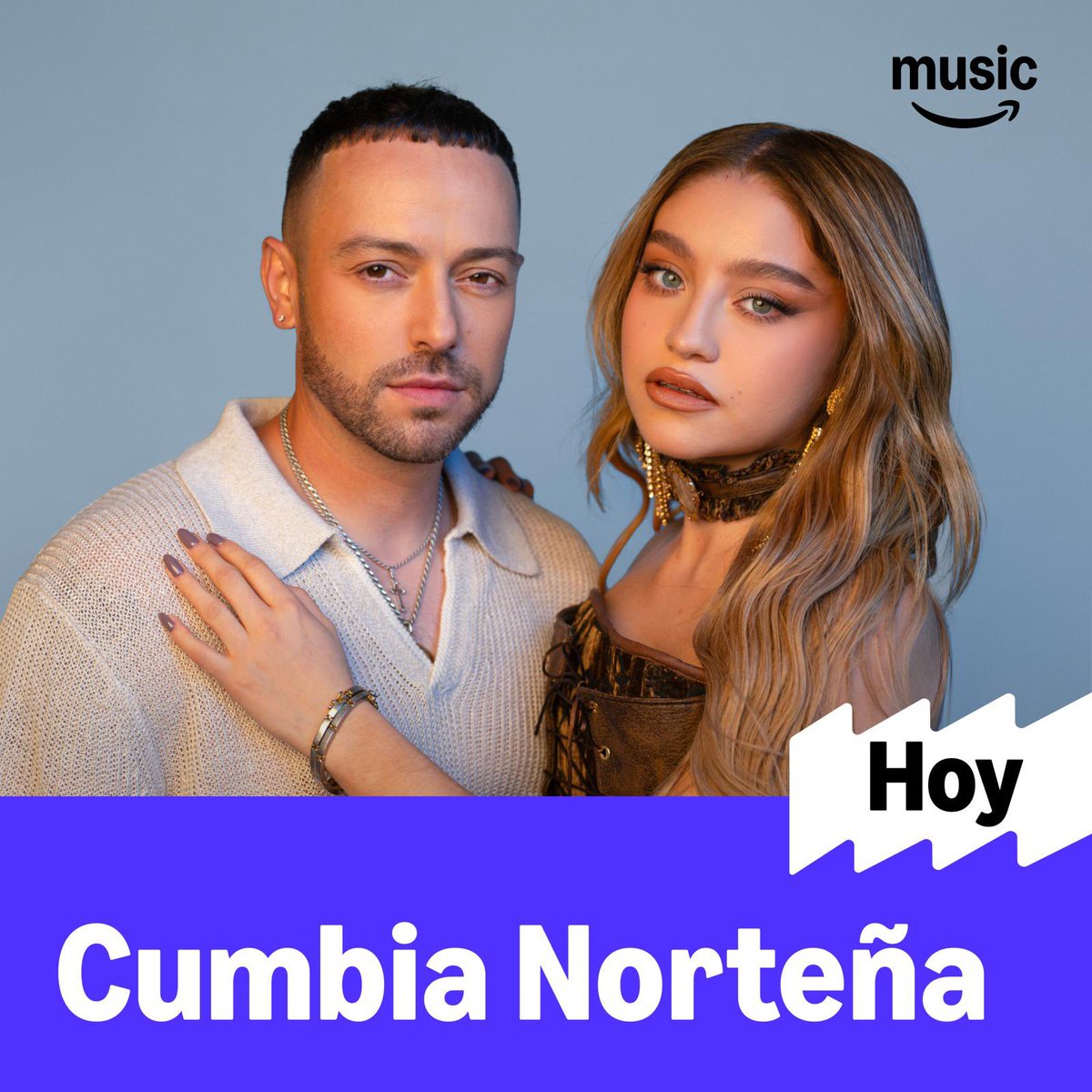 KarolAccess's tweet photo. PeeWee y Karol Sevilla son portada de la playlist “Música Norteña” en Amazon Music, con “EL JUEGO” en la posición #1. https://t.co/IWCM44m2Ck
