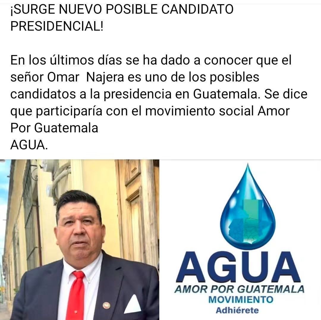 VManuel2023's tweet photo. Este hijo de puta quiere ser presidente de Guatemala por un movimiento que se hace llamar AGUA. Aqui se los presento
#omarnajerapazettie jamas vas a ser presidente te lo aseguro.
Hagamoslo viral a este hijo de puta mal parido. A la gente trabajadora se le respeta. https://t.co/dzxEwVym9q