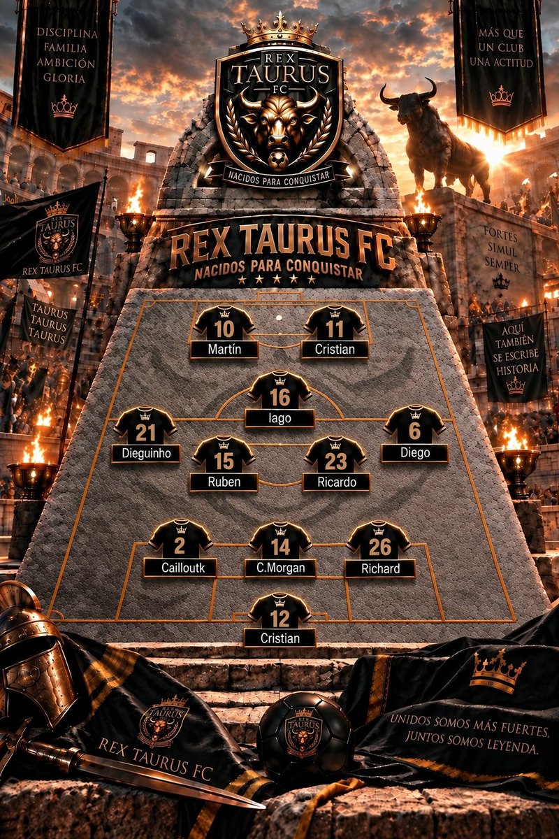 RexTaurusFC's tweet photo. Hoy 25/09/2026

Estamos preparados para la batalla! Participaremos en torneo relampago de @LaCasadeClubes @AFJSpain 

Podreis seguir nuestros partidos en directo, inicio retrasmision 22h.

 Nuestro canal de twitch: rextaurusfc https://t.co/eaiqgj2qVV