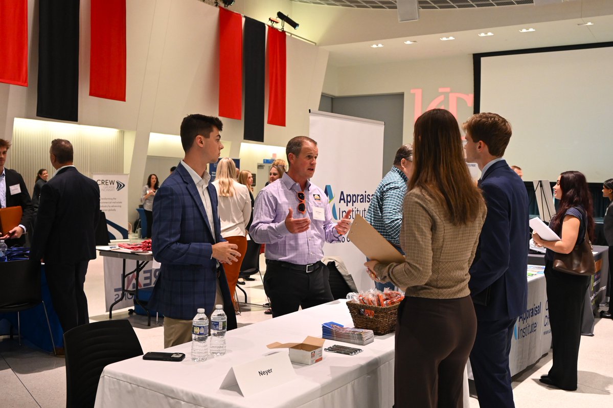 NeyerProperties's tweet photo. Jeff Chamot &amp; Ben Lones had a great time representing Neyer Properties at the @uofcincy Real Estate Center's Career Fair last night, and meeting the next generation of real estate professionals!

Thank you to everyone who stopped by to talk with our team! https://t.co/C3eShDrAPN