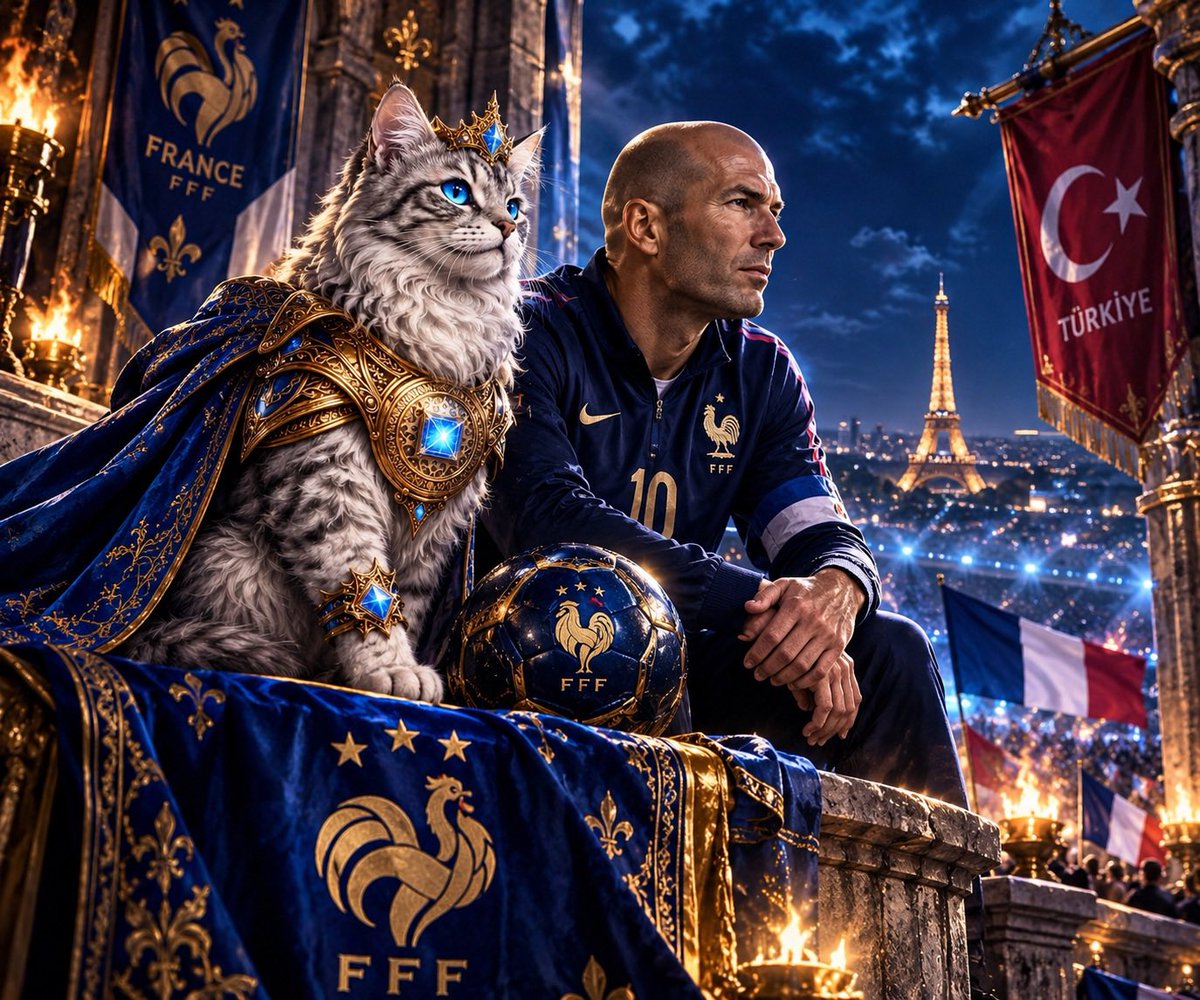 MCN_MAINECOON's tweet photo. 🇫🇷💙 Tonight, all behind Les Bleus.
All behind Zizou. 👑

One team. One nation. One dream. 🐓⚽️

Go Les Bleus! 🇫🇷🔥
#france #foot #zizou https://t.co/T7KLApCGEj