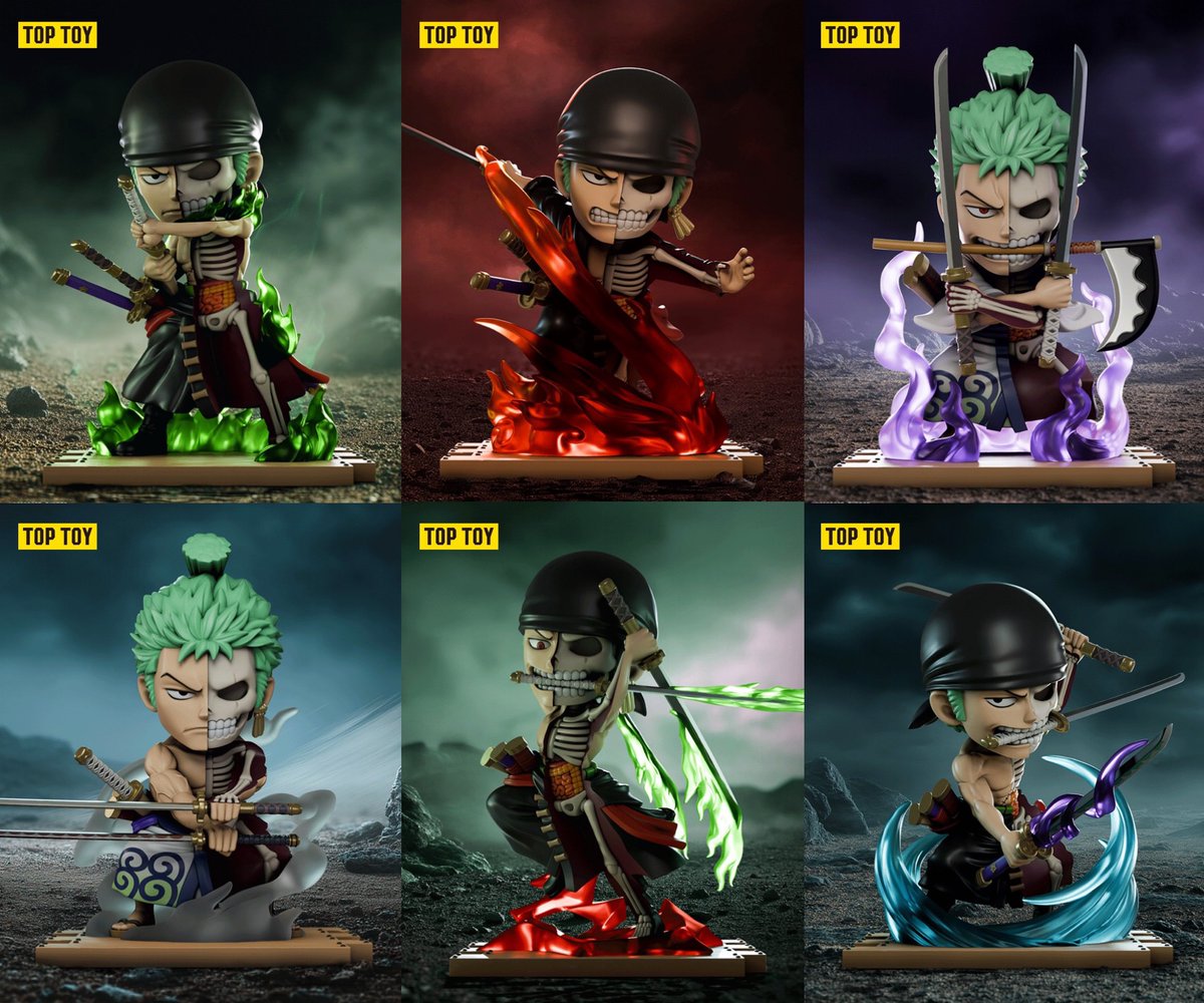 OPMerchandise's tweet photo. Here’s a look at Mighty Jaxx XXRAY: One Piece Zoro Sword Stances Series.

6 types + 1 secret

Only available in Mainland China.

#OnePiece https://t.co/LpgMMUhBiV