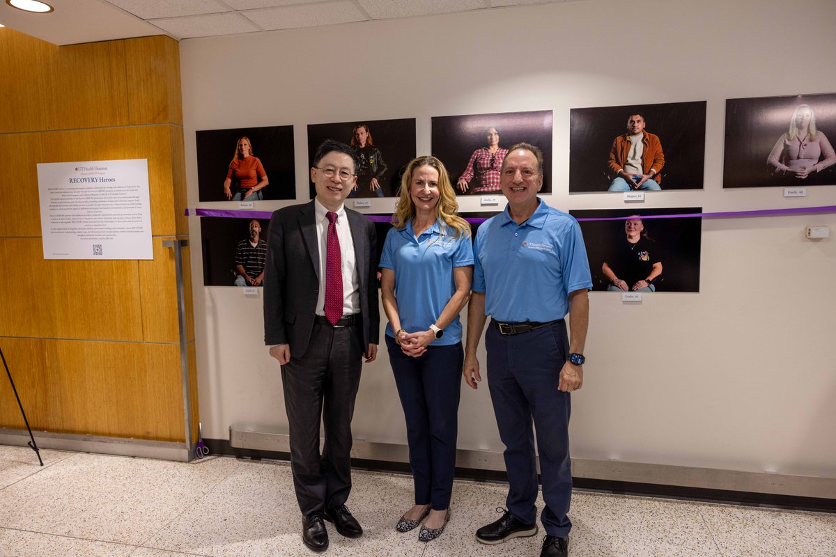 UTHealthHouston's tweet photo. Recovery is more than a statistic. 🧡
UTHealth Houston unveiled RECOVERY Heroes, a traveling photography exhibition featuring 10 individuals whose stories celebrate resilience, challenge stigma, and show that recovery is possible.
https://t.co/tESq8hbhhT https://t.co/OixhBBAPFB