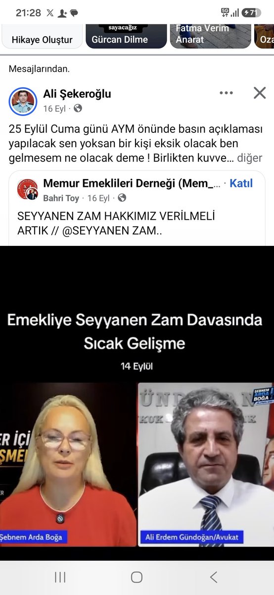 av_gundogan's tweet photo. Bu gün AYM önünde emekli maaşı ile geçinemediğini söyleyip intihar eden ve tüm emeklileri yasa boğan rahmetli emekli polis memurun son paylaşımı. https://t.co/CPRAvpka8u