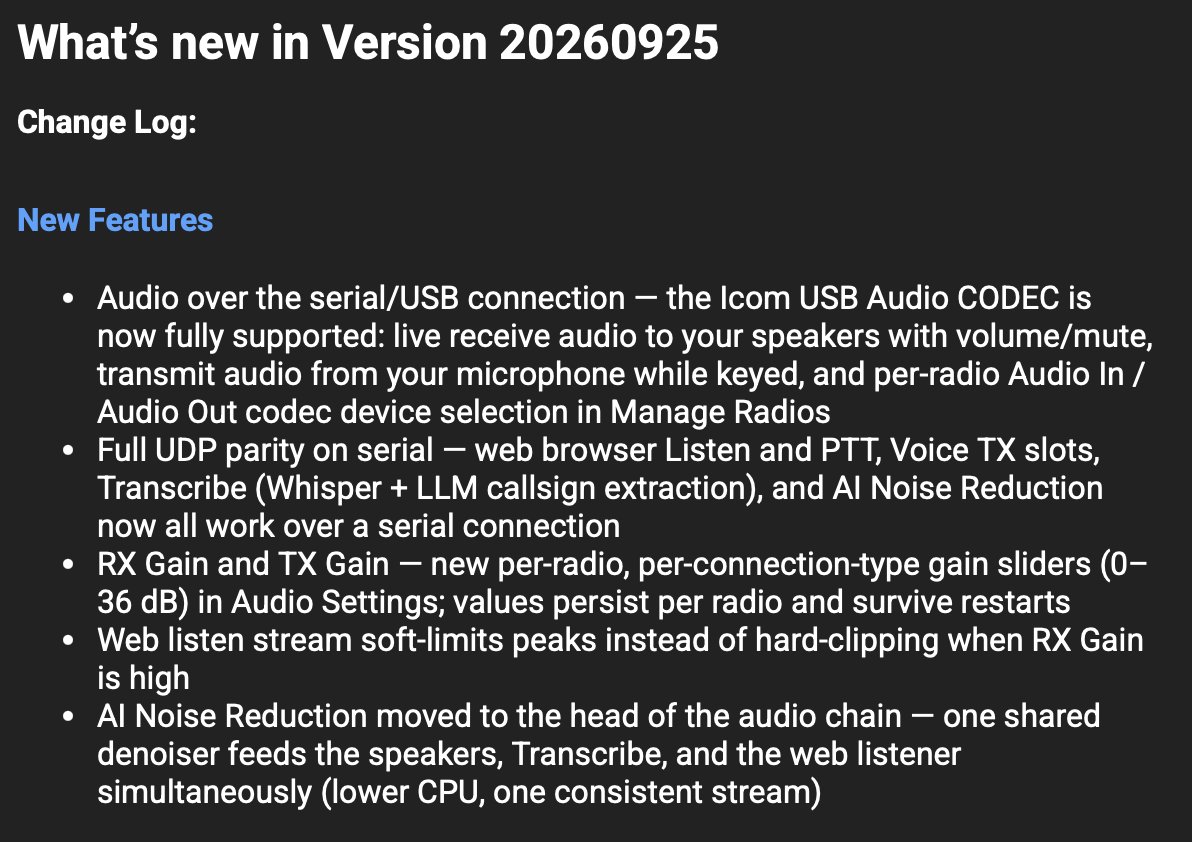 StevenD52396942's tweet photo. Free remote control for your Icom IC-9700, IC-7610 and IC-7300 MK2
https://t.co/ZAINROt2CJ https://t.co/ZAHqwPUeSy