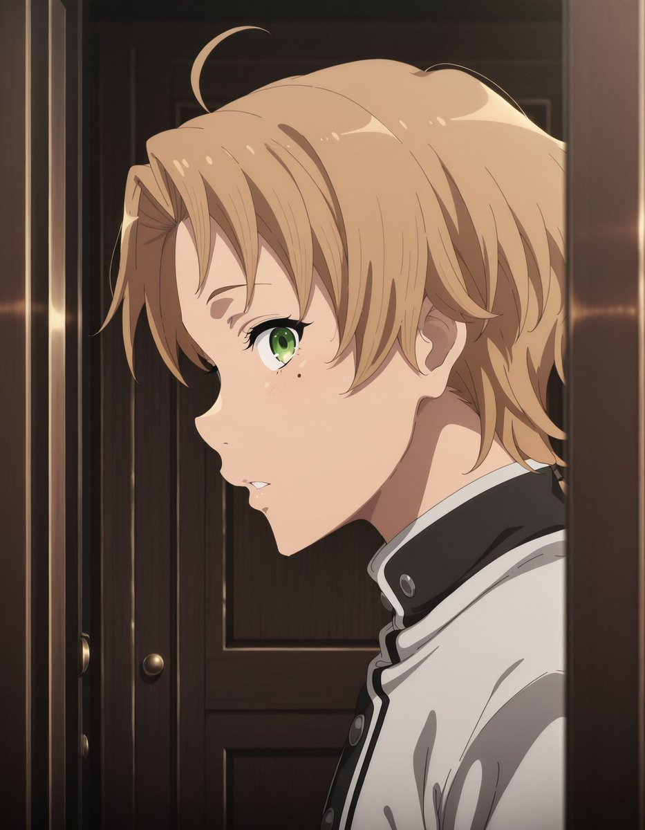 senpai_corner69's tweet photo. Rudeus cracking Zenith👀  [ Mushoku tensai] 250+ images available 

Sfw illustration https://t.co/G3jMr1sUN7