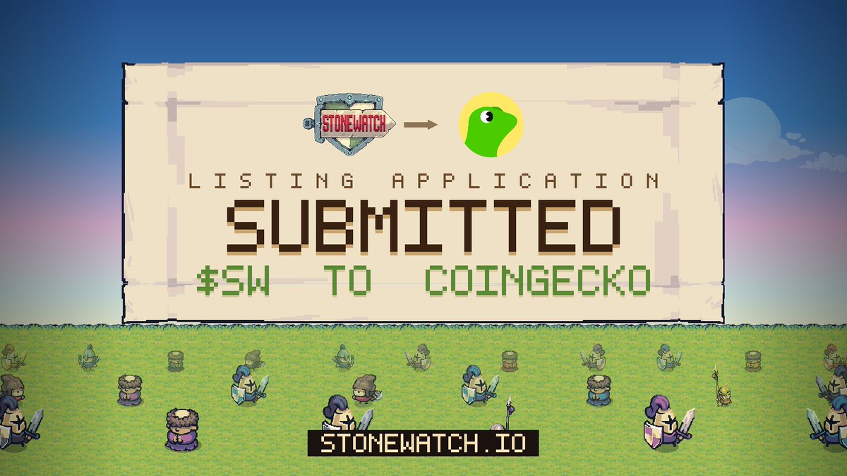 stonewatch_rh's tweet photo. CoinGecko listing application submitted.

Application ID: CL2509260043

Gather, my lords⚔️ https://t.co/7Lw2fLsK4X