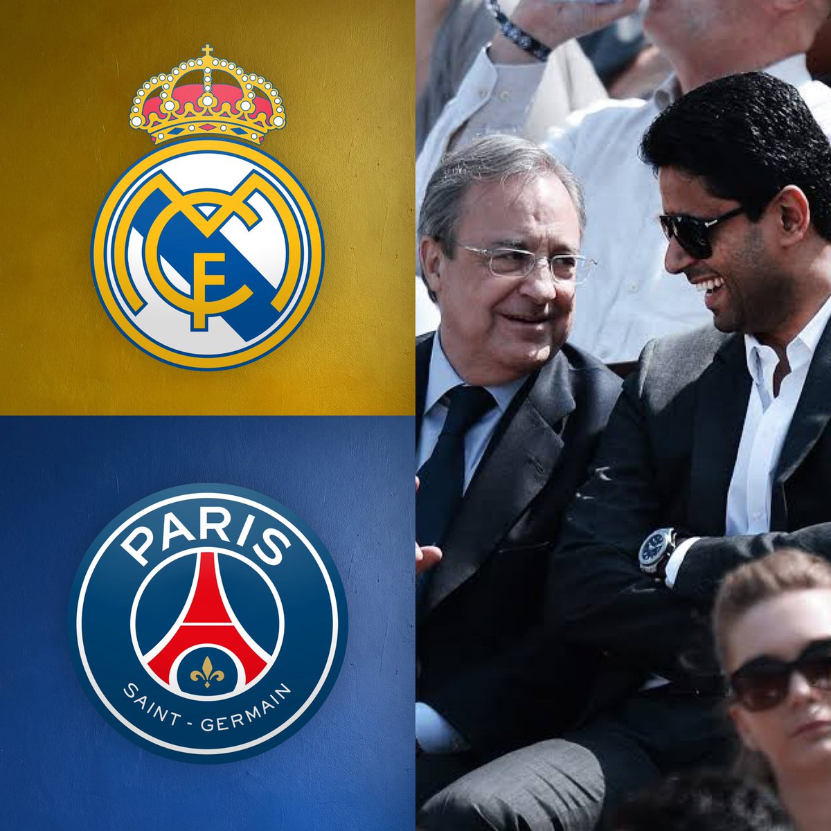 appiecule's tweet photo. When are PSG and Real Madrid’s financial dealings going to be properly investigated?

Especially the suspicious deals worth hundreds of millions, and money laundering disguised as transfer fees. https://t.co/N8Dg6oMz9g