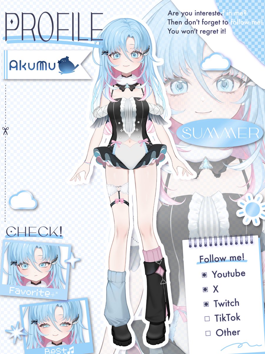 AKuMu0729's tweet photo. 💠 置頂雀 💠
🔹直播 - #kumuAsleep | 精華 - #kumuAshots
🔹粉絲繪文 - #kumuArt | R18 - #kumuHeart
🔹周邊分享 - #AKMerch
🔹粉絲名稱 - 雀薯 | Emoji - 💠🍟
🔹 整合資訊 - https://t.co/8GsrmpYtoV
ꕤ ꕥ ꕤ ꕥ ꕤ ꕥ ꕤ
【第三代製造商】
🔹藝術家 - 茉莉花吃 @tea1022_
🔹模術師 - 夏羽 悠里 @yuuriLive2D