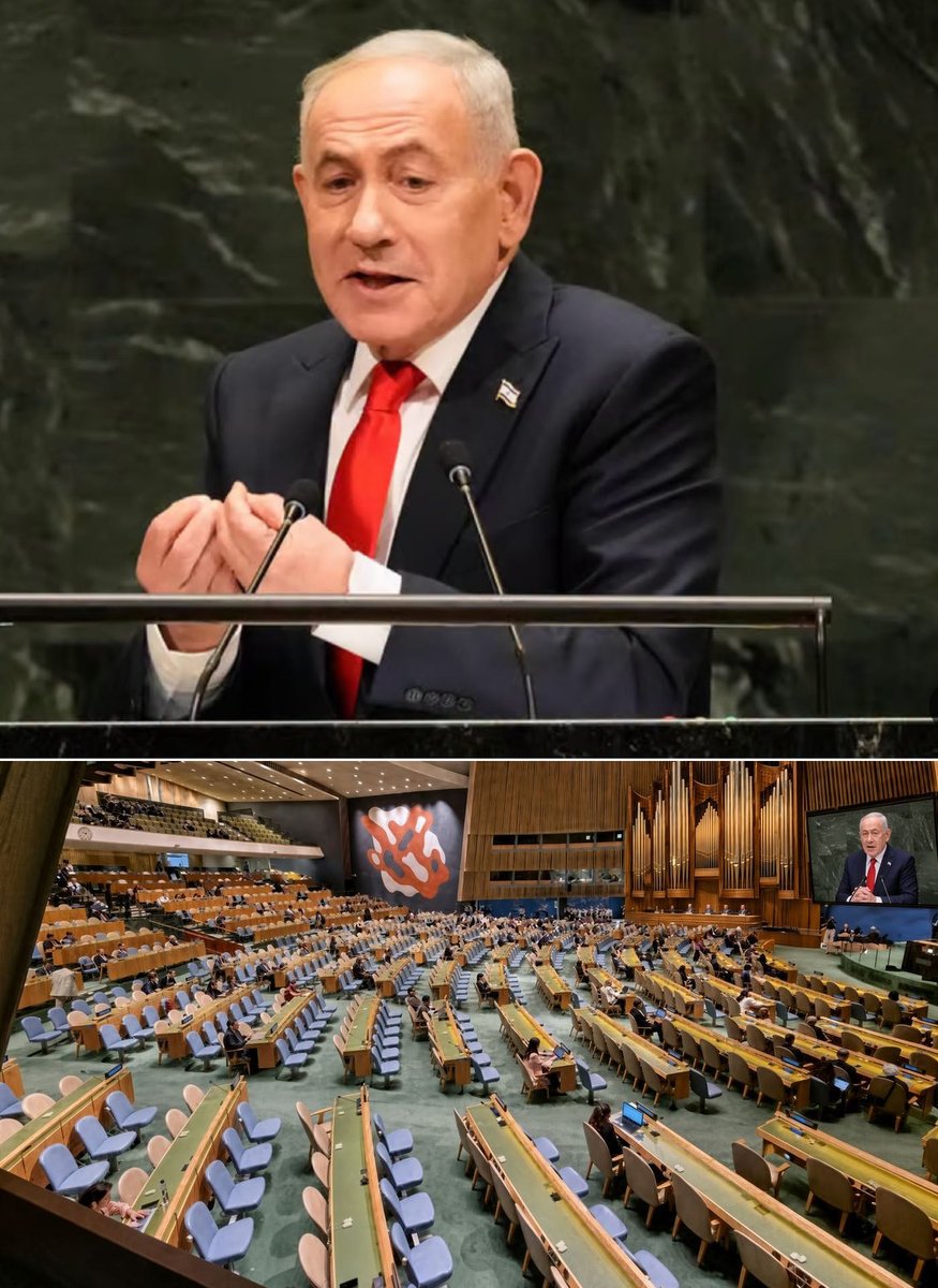 miriamkozakk's tweet photo. אולם ריק, קומץ חנפנים. זה לא ניצחון – זה תבוסה. תבוסה של מנהיג שהעם עזב אותו. תבוסה של בוגד שסביבו רק מי שמפחד. תבוסה של דיקטטור שהכיסא שלו מתנדנד. והוא ייפול. בקרוב. https://t.co/cVIiMafpnu