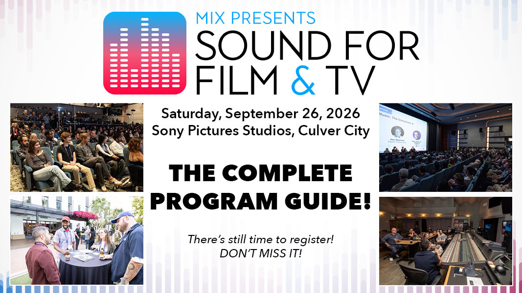 ProSoundNews's tweet photo. TODAY at https://t.co/9JkbSGocpW:
• Mix Live Blog: Update That Firmware!!
• Mix Sound for Film &amp; TV Complete Program Guide!
• Sennheiser Spectera SKM Handheld Transmitter
• AutoTune Advanced Pitch Correction Plug-In
• Mixed In Key Wingman 3.0

#recording #proaudio #livesound https://t.co/UzEUj7ddvZ