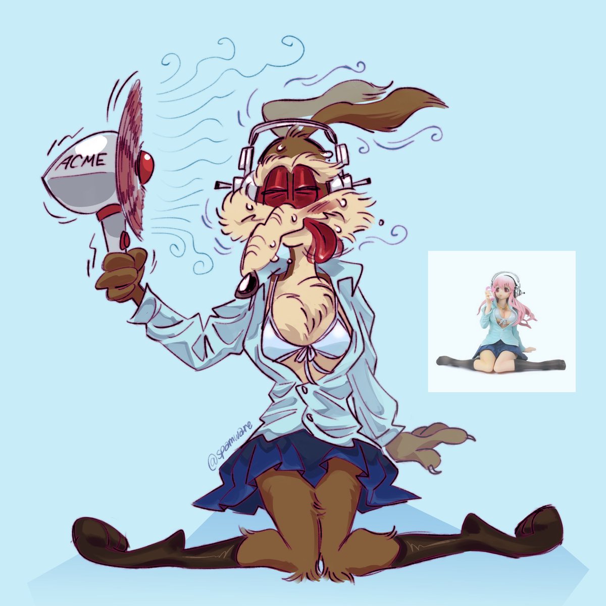 spammware's tweet photo. super sonicoyote doodle ★彡 #looneytunes #wileecoyote https://t.co/FIdjqq4c67