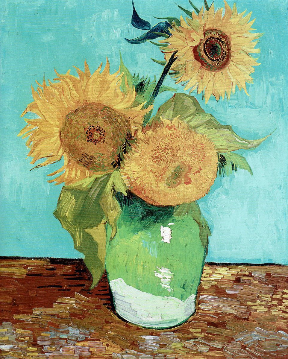 22hrr22min's tweet photo. vincent van gogh's flowers (dutch, 1853-1890) https://t.co/rsXulAh1CK