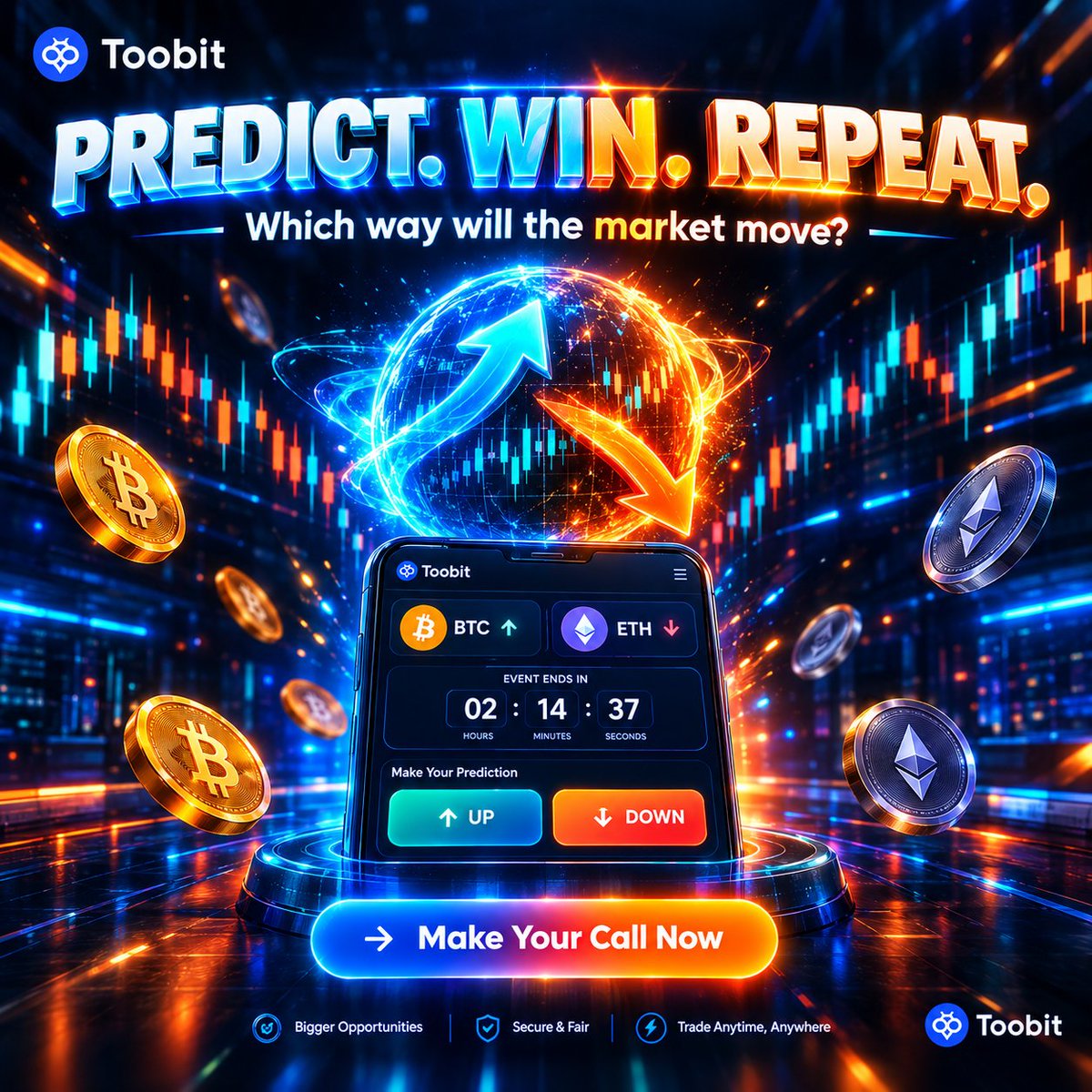 jhonsnowehot's tweet photo. Predict. Win. Repeat. 🚀 Which way will the market move? Make your call now on Toobit and turn your market insights into winning rewards!  #Toobit #CryptoPrediction #Trading #BiggerOpportunities #CryptoTrading https://t.co/dxntPB73Yb