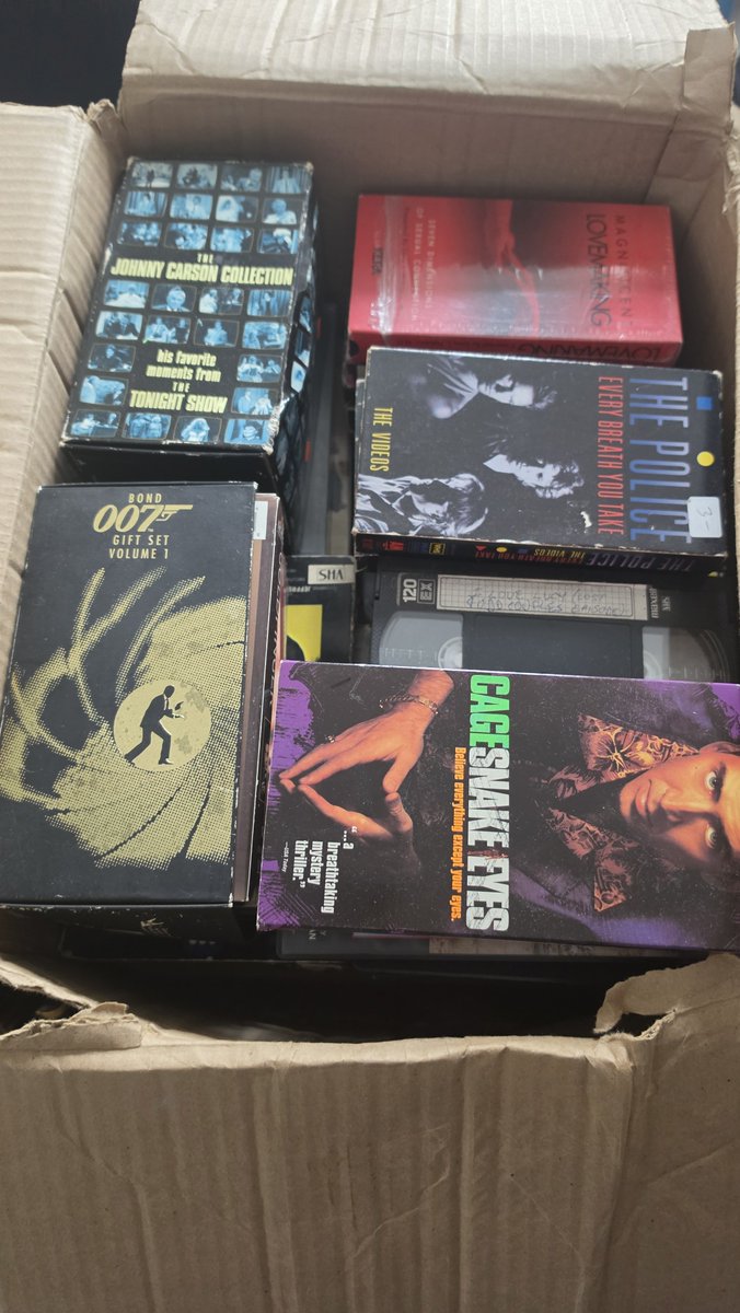 raffyregulus's tweet photo. FREE IN THE BRONX: BOOKS, DVDS, CASSETTES, CDS, ETC. 

My roommate was killed in a hit &amp; run this week. He loved collecting media of all kinds. They're available for pickup, it's a 3 floor walk-up in the Bronx. All free, if you wish to donate it helps with cleaning expenses. DM! https://t.co/pJvBJkLR7O