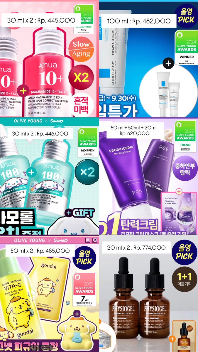 Softtofu08's tweet photo. BUKA JASTIP KOREA 🇰🇷
Based on Indonesia 🇮🇩

TOP 6 Olive Young Best product
DM to Order! 

#oliveyoung #jastip #jastipkorea #trend https://t.co/LKsMwE4ZZe