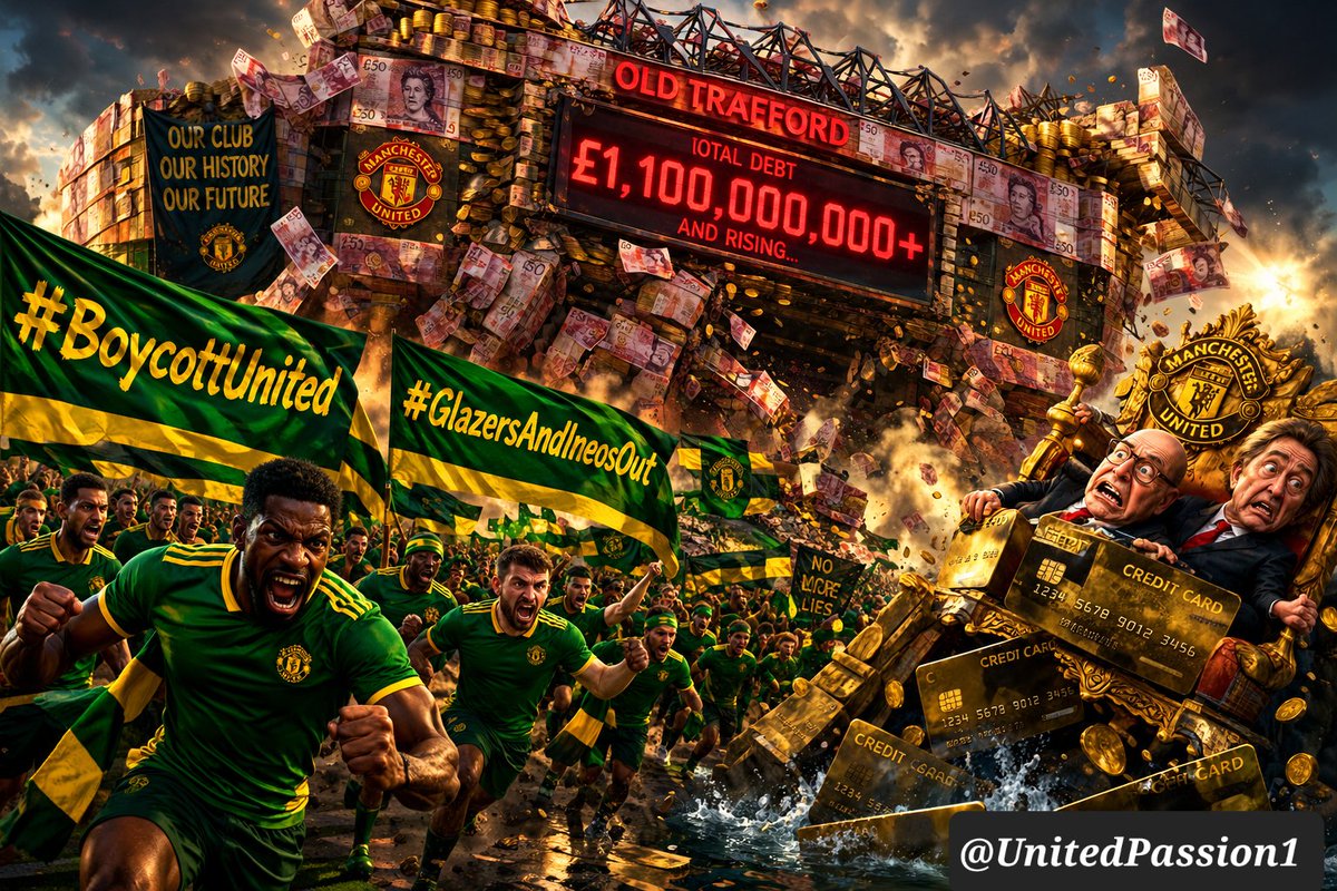 UnitedPassion1's tweet photo. #BoycottUnited #SaveOurUnited
#BoycottUnited #GlazersAndIneosOut
#BoyCottMUFC
#EmptyOldTrafford
#DontBuyTheKits
#DontSubscribeMUTV
#GlazersSellManUtd 
#GlazersOut 
#INEOSOUT https://t.co/3maYvJqeNY