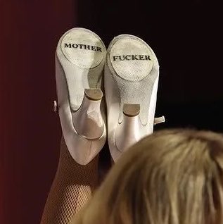 sabbyler's tweet photo. the lyrics on the bottom of sabrina’s shoes were the cutest little detail https://t.co/Gk2HfcwAMf