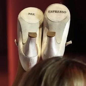 sabbyler's tweet photo. the lyrics on the bottom of sabrina’s shoes were the cutest little detail https://t.co/Gk2HfcwAMf