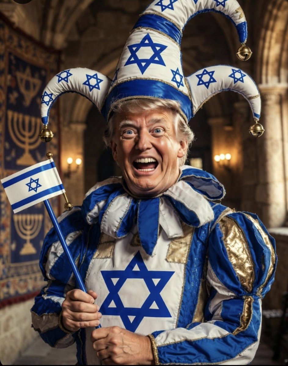 Borderleegion1's tweet photo. @sarrah_bellus While enriching himself and his family, he fucked the economy, started wars.  Then kidnapped a world leader from a sovereign country.  He is quite the court jester https://t.co/PUGr5Zfuvh