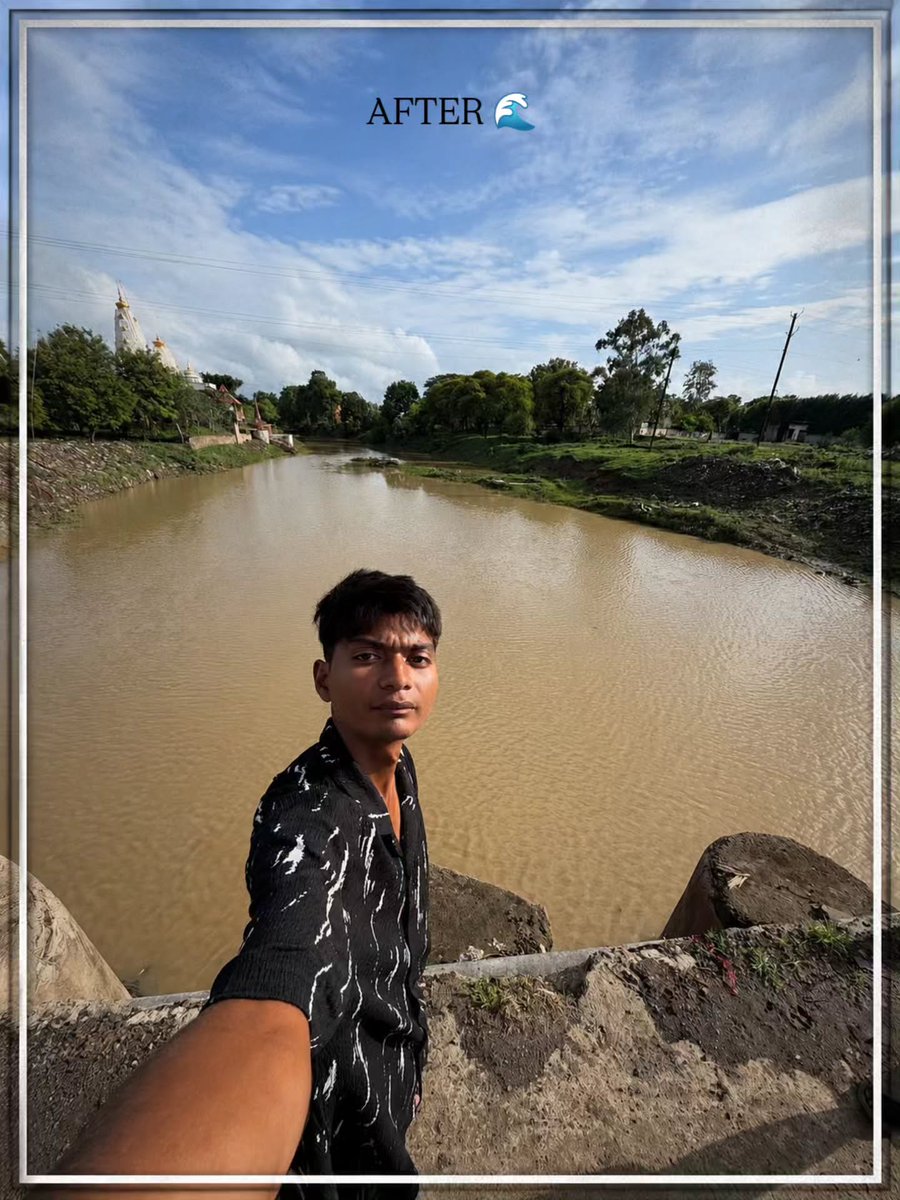 TodMccormiegk's tweet photo. At 20, Bittu Tabahi is cleaning a polluted river in his Indian village almost single-handedly. Despite infections and paying for supplies himself, he keeps returning—proving change can begin with one person. https://t.co/9Hn7C3obfL