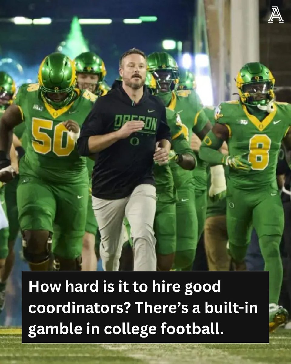 IraGorawara's tweet photo. How hard is it to hire coordinators? How much does hiring shape a coach’s own success?

Dan Lanning is finding out in real time.

I’ve been curious about this for a while. So I dove deep into the work behind truly great hiring — and, in turn, great leadership. Free link below. https://t.co/3i27Sq3XqT