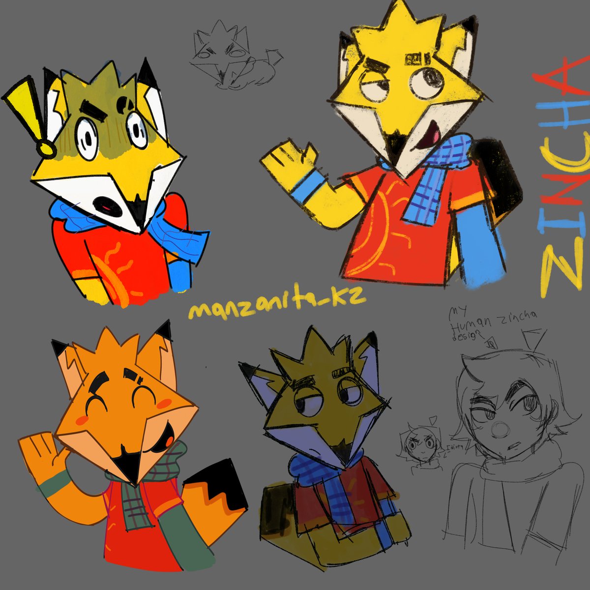 Manzanita_kz's tweet photo. #TSMTV #Mascotverse 
Muchos zinchas XDD (queria hacer varios dibujos de el) https://t.co/yjHjsInFbB