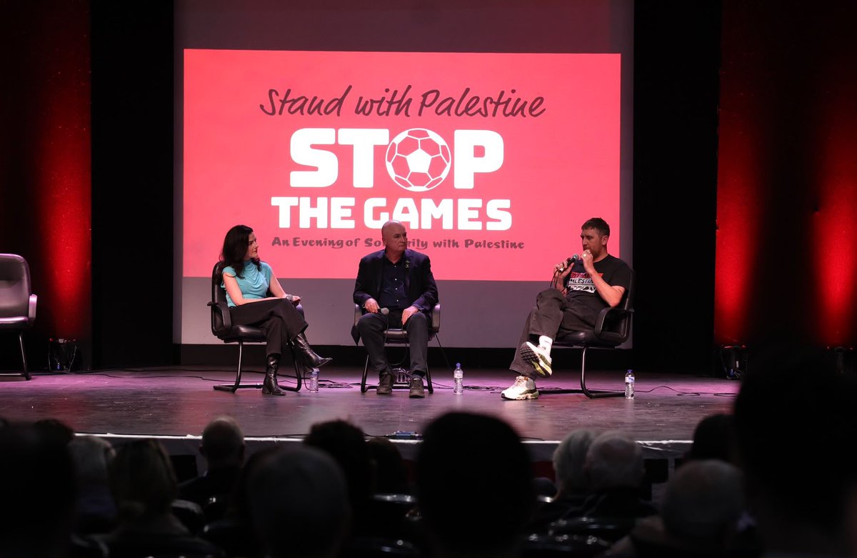 dlLambo's tweet photo. An honour to speak with Mick Lynch at Liberty Hall this evening.

If Ireland step onto the pitch against Israel we will lose so much more than 6 points. https://t.co/Ysd8vmEHww