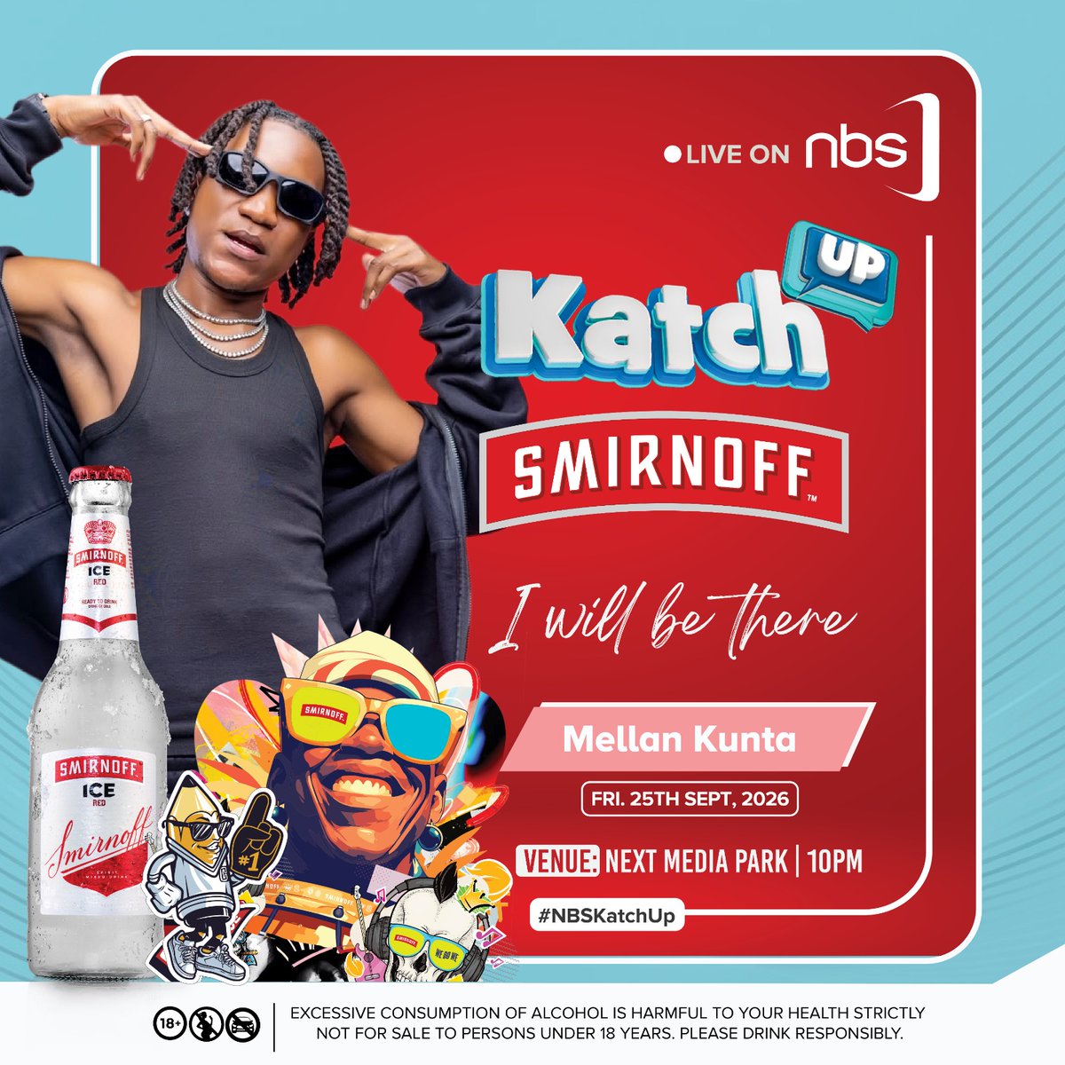 nbskatchup's tweet photo. Tonight we have a full house of superstars on the Katch UP.
Get ready to party all night long!
#NBSKatch #NBSUpdates
#WeDoWe #SmirnOffFiessta https://t.co/qvaIIjgrGc