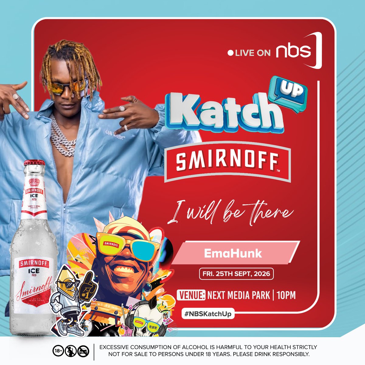 nbskatchup's tweet photo. Tonight we have a full house of superstars on the Katch UP.
Get ready to party all night long!
#NBSKatch #NBSUpdates
#WeDoWe #SmirnOffFiessta https://t.co/qvaIIjgrGc