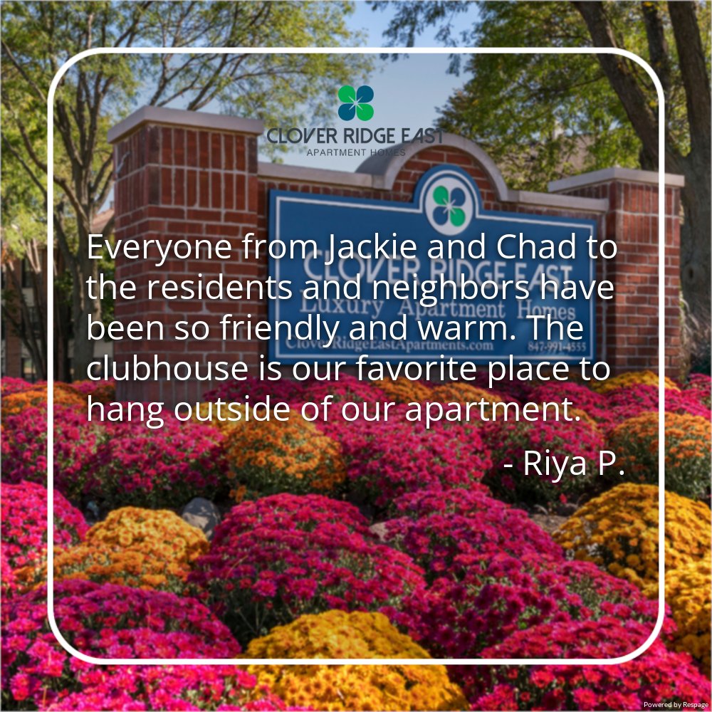 cloverridgeast's tweet photo. Thanks for the kind note. We’re glad the clubhouse has become a favorite hangout and feels friendly. https://t.co/WbMS5cz8L7
